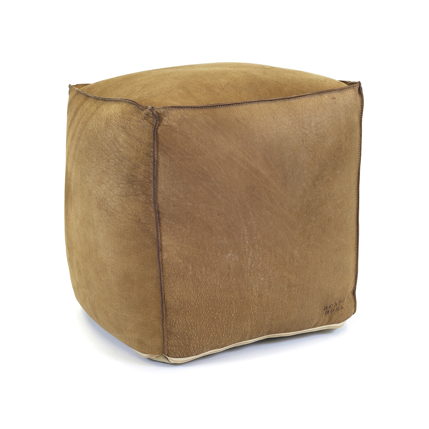 ottoman square 40x40x45 camel Scapa