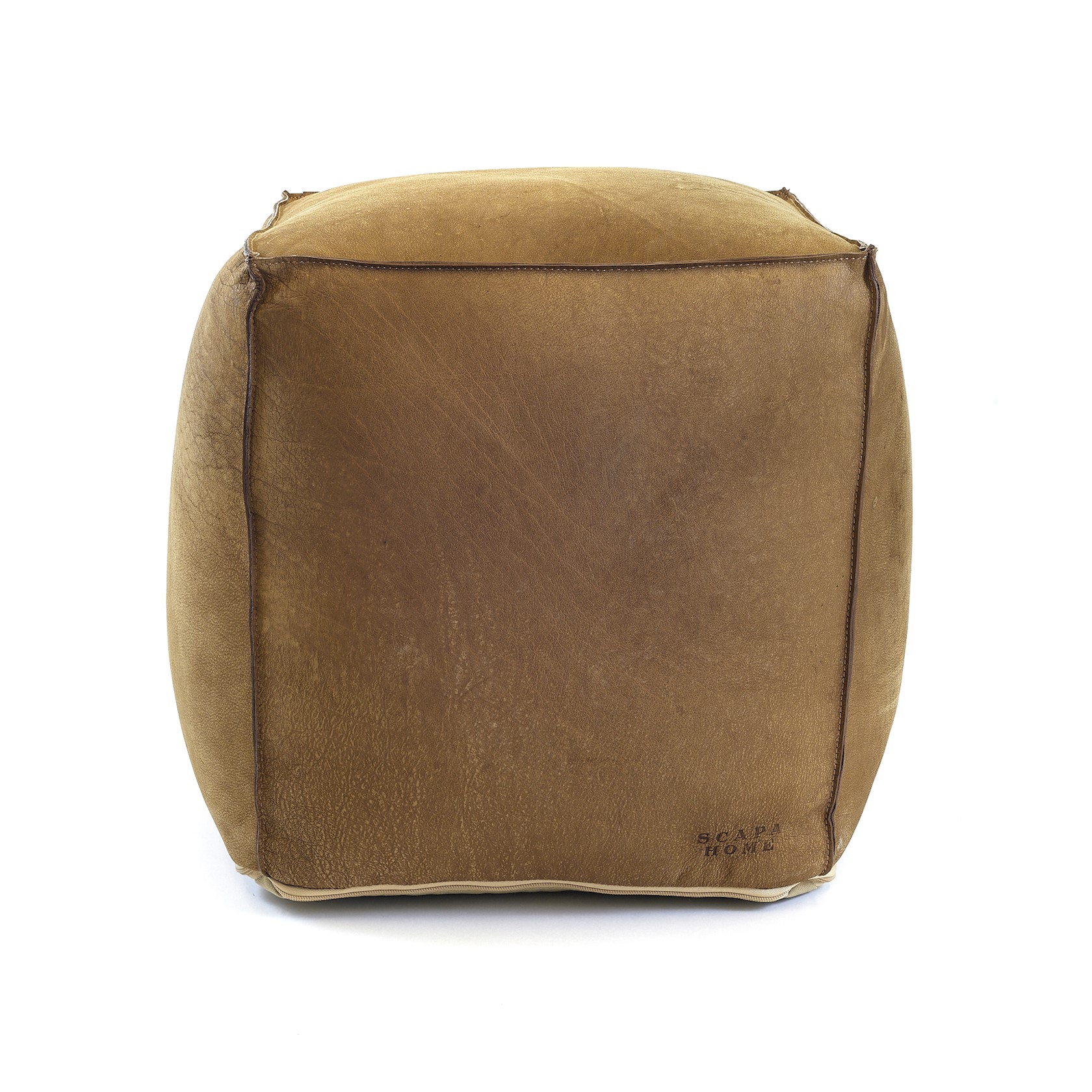 ottoman square 40x40x45 - camel - Scapa