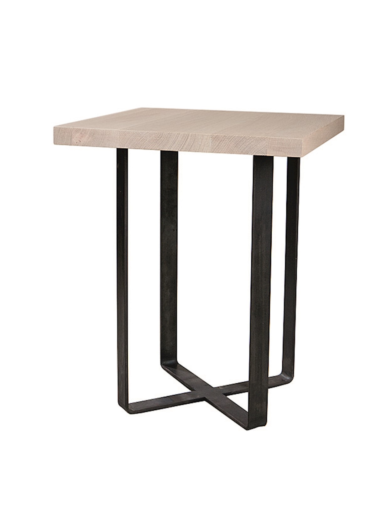 side table square high 55x55x69 dk brown Scapa