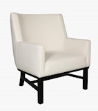 Wing Chair Fabric B - 76x85x93cm