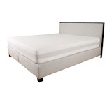 XL King size Box Spring Bed Fabric A - (200x200) 206x210x103cm