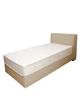 King size Box Spring Bed Fabric B - (180x200) 185x225x90cm