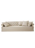 Sofa XL Buttoned Fabric B - 275x100/110/120x85cm