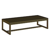 Coffee table 140x60x35 cm - oak 