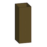 Column block 103x35x40 cm - oak | ADD SCAPA COLOR IN REMARKS