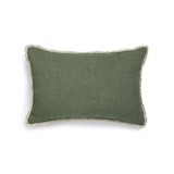 cushion cover 40x60 cm - evergreen & sandshell