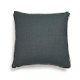 Cushion Cover 60 x 60 - Slate Grey & Sandshell