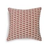 cushion cover horses 60 x 60 cm - burnt orange