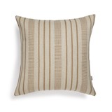 Cushion cover large stripe 60x60 cm - beige & ivory