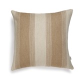 Cushion cover large stripe 60x60 cm - beige & ivory