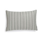 Cushion cover stripe 40x60 cm - jade & white