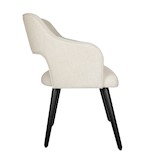 Dining Armchair with opening in back Fabric A - 62x58x88cm