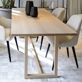 Dining table 180x90x77 cm - oak 