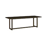 Dining table 240x90x77 cm - oak brushed
