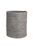 felt pot medium 33x35 cm - lt grey