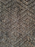 Handwoven Rug dark grey - per square meter