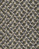 Herringbone rug outdoor kakhi & blue - custom made per square meter | finish with border