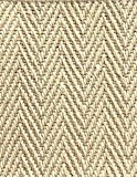 Herringbone rug sisal natural - 200x300 cm | line color finish