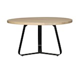 Low Dining Table natural - dia 125x65cm