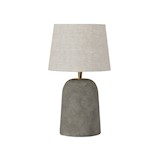 mini table lamp incl shade - diam 22 x 40 cm - plaza taupe