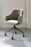 Office armchair on wheels Fabric A - 62x58x88cm
