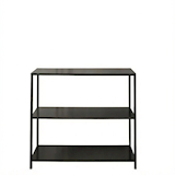 Open Shelving (3 shelves) black - 100x40x94cm