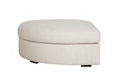 Ottoman Rounded Fabric A - 100x100x47cm