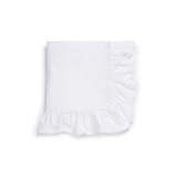 pillowcase with frilled border 65x65 cm - white