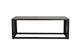 Rectangular Side Table 95x33x35 cm - jet black