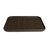 rectangular tray 50x40 cm  - oak | classic brown E06