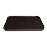 rectangular tray 50x40 cm  - oak | wengé EL55