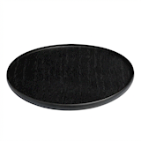 round tray 55 cm  - oak | jet black EL99