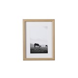 rounded gallery frame 35 x 45 cm - natural