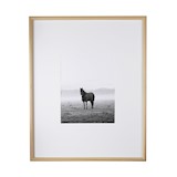 rounded gallery frame XL 85 x 105 cm - natural