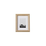 rounded table top frame 23 x 29 cm - natural