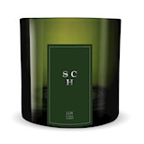 scented candle 650 gr - bottle green