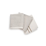 set of 3 kitchen towels 50x70 cm - natural