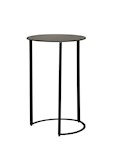 Side Table jet black - dia 36x55cm