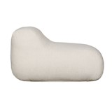 Lounge Chair/ Bean Bag - 110x85x65 cm - escada chalk white