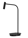 table lamp jet black - 13x20x55 cm