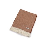 Throw 140X185 cm - herringbone rust
