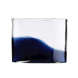 vase 10 x 25 x H18 cm - blue
