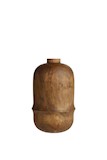 vase 3 - 10 x H18 cm - walnut
