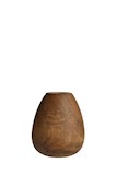 vase 5 - 10 x H12 cm - walnut