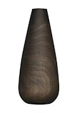 vase 6 - 12 x H30 cm - wenge