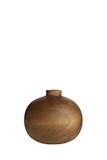 vase 7 - 13 x H11 cm - walnut