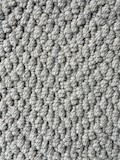 Woven Rug soft grey - square meter